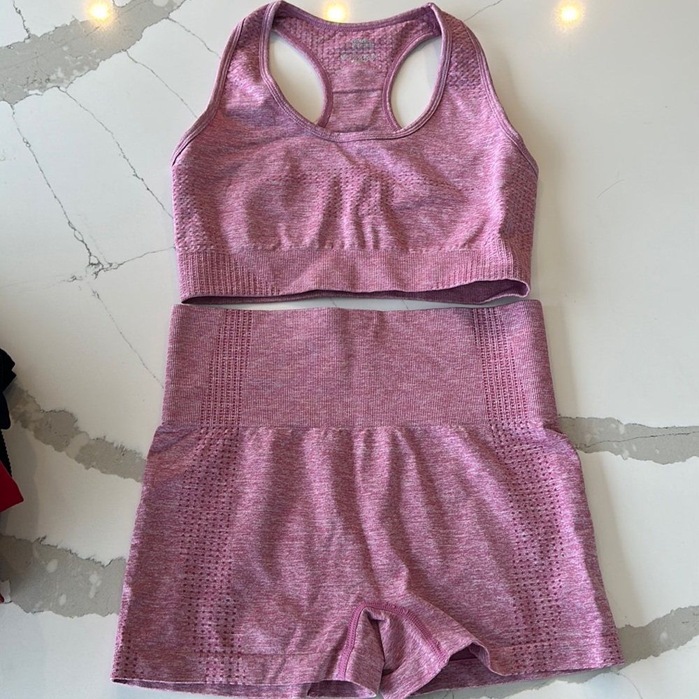 High waist matching set